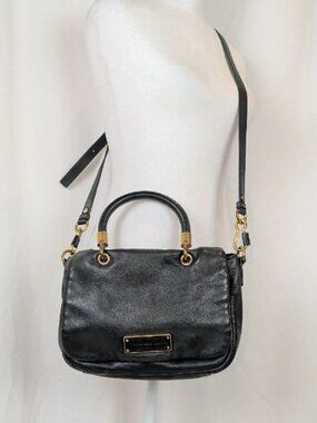 Marc by Marc Jacobs Black Leather Too Hot To Handle Satchel Bag